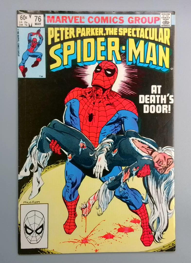 Spectacular Spider-Man #76 VF Black Cat Marvel 1983