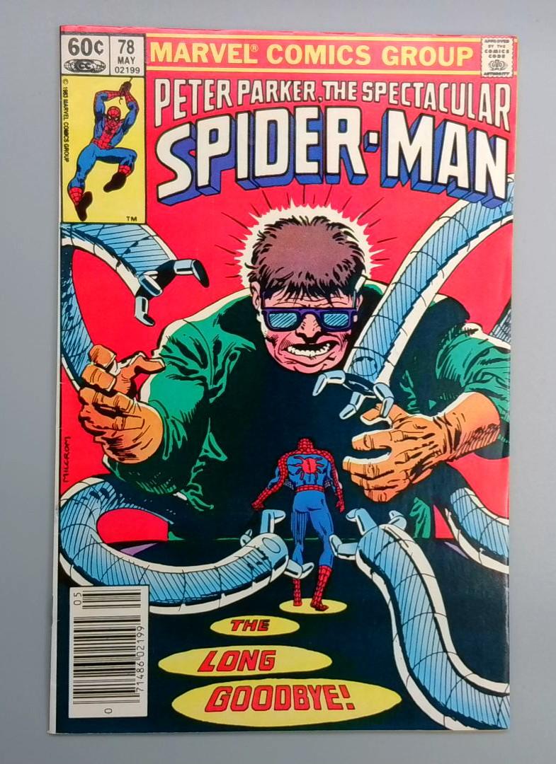 Spectacular Spider-Man #78 Doctor Octopus  Newsstand Edition Marvel 1983