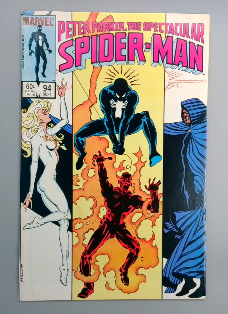 Spectacular Spider-Man #94 NM- 1st Cameo of Jonathan Ohnn Marvel 1984