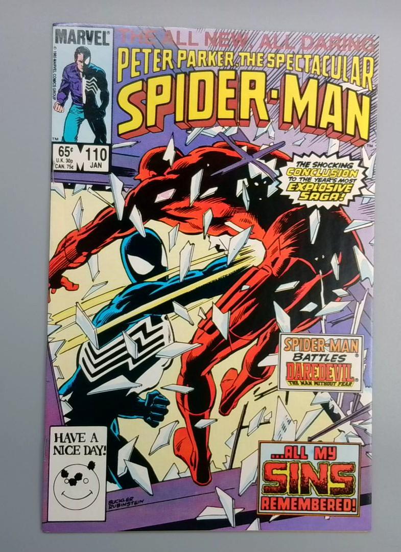 Spectacular Spider-Man #110 NM Marvel 1986