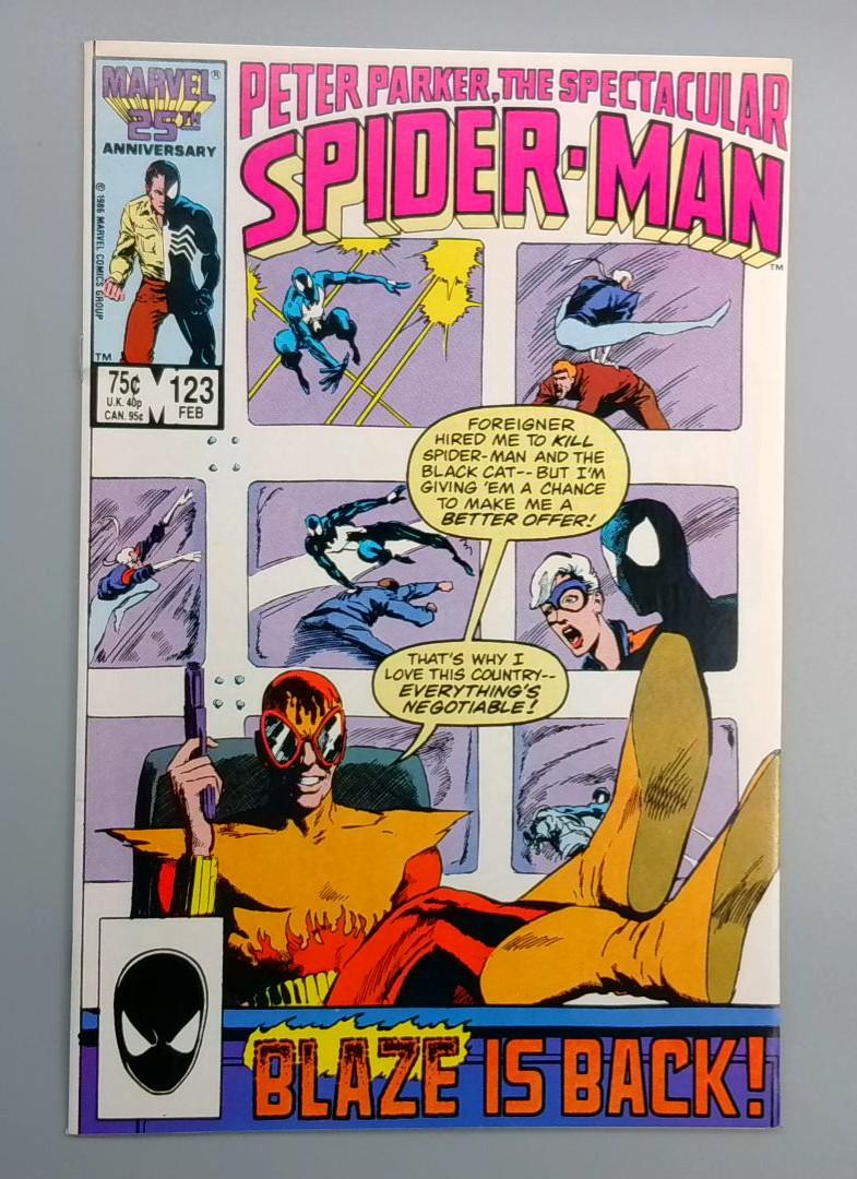 Spectacular Spider-Man #123 NM Marvel 1987
