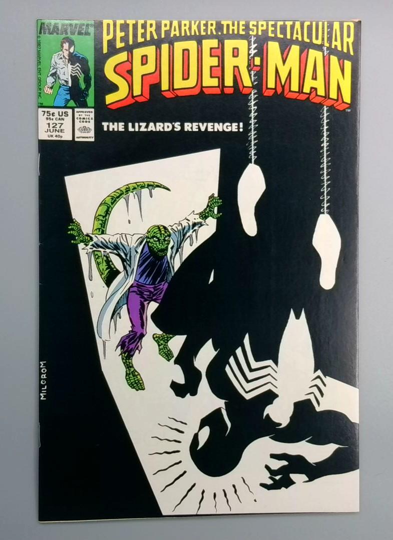 Spectacular Spider-Man #127 Lizard Marvel 1987