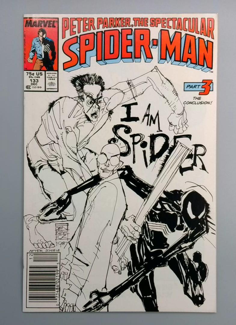 Spectacular Spider-Man #133 Newsstand Edition Marvel 1987