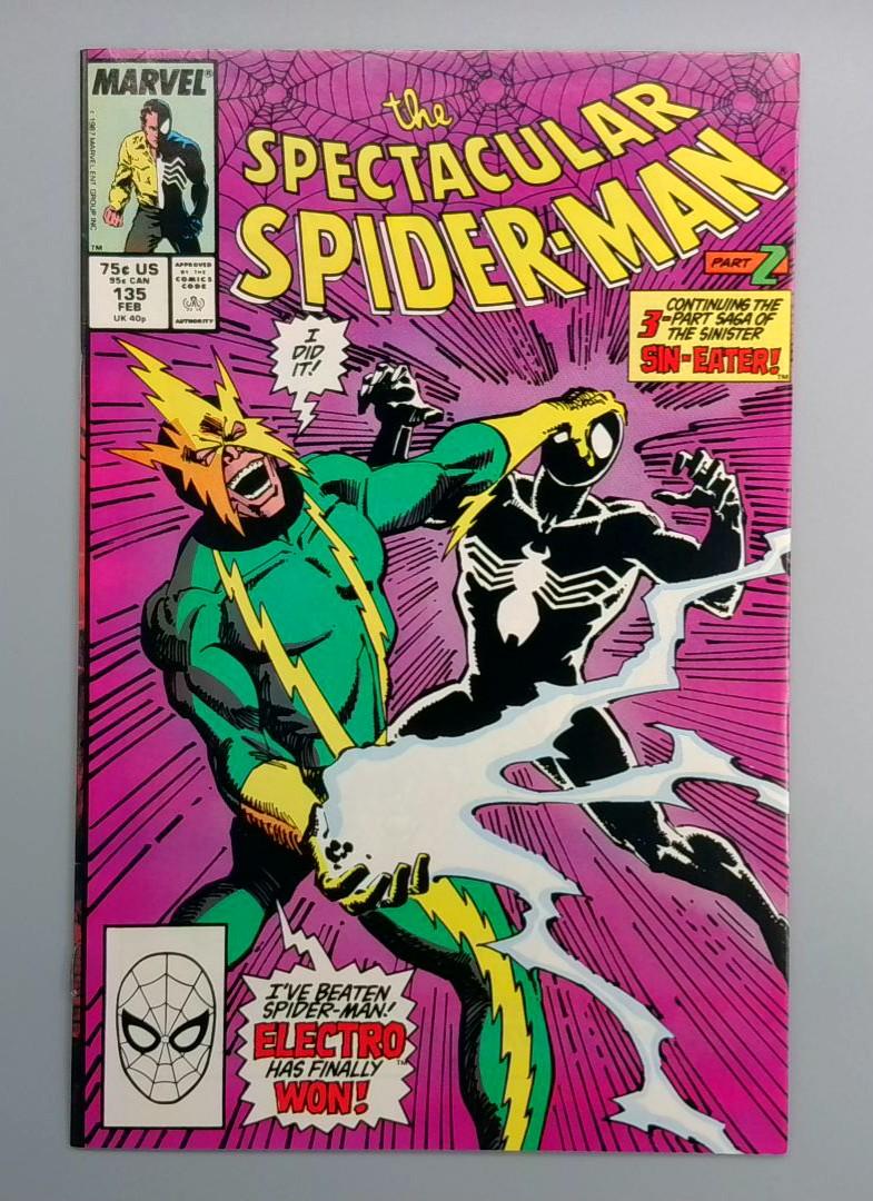 Spectacular Spider-Man #135 Direct Edition Marvel 1988