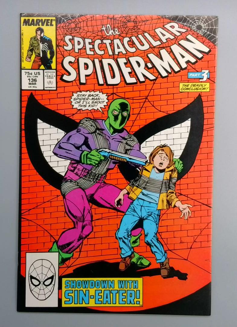 Spectacular Spider-Man #136 Direct Edition Marvel 1988