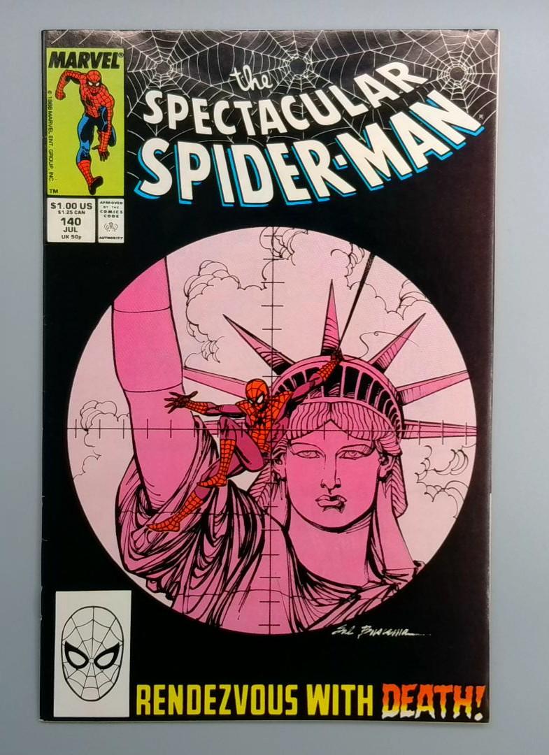Spectacular Spider-Man #140 Punisher Marvel 1988