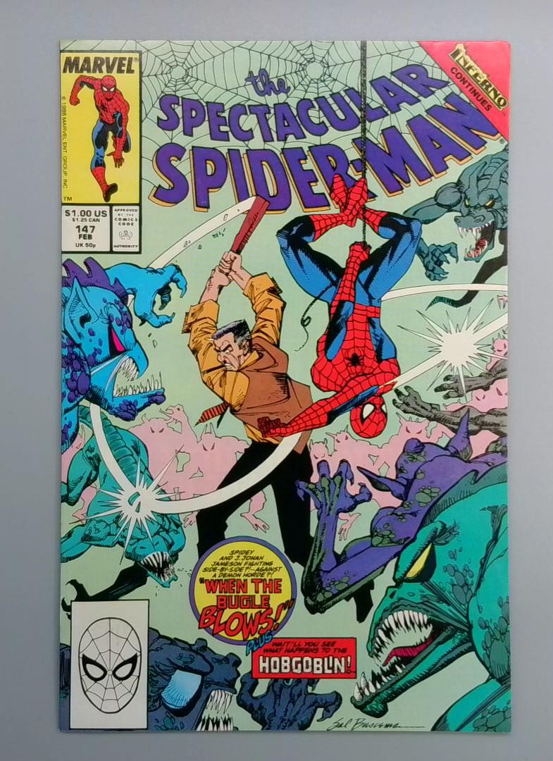 Spectacular Spider-Man #147 Hobgoblin Becomes Demogoblin Marvel 1989