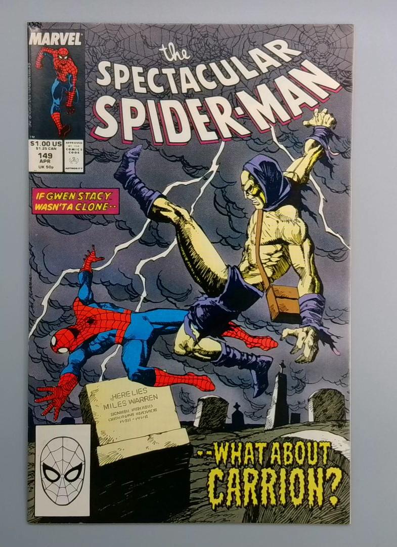 Spectacular Spider-Man #149 1st Appearance of Carrion Malcolm Marvel 1989