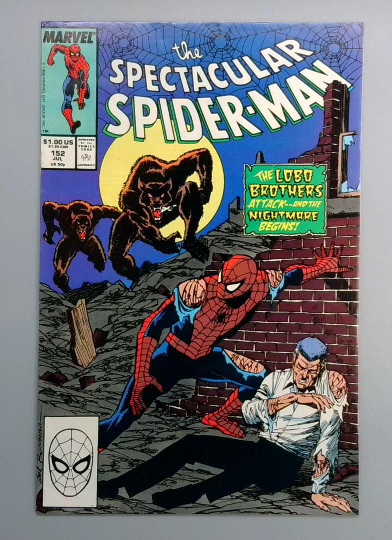 Spectacular Spider-Man #152 Direct Edition Marvel 1989