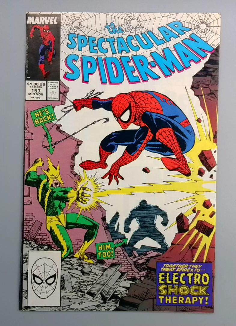 Spectacular Spider-Man #157 Direct Edition Marvel 1989