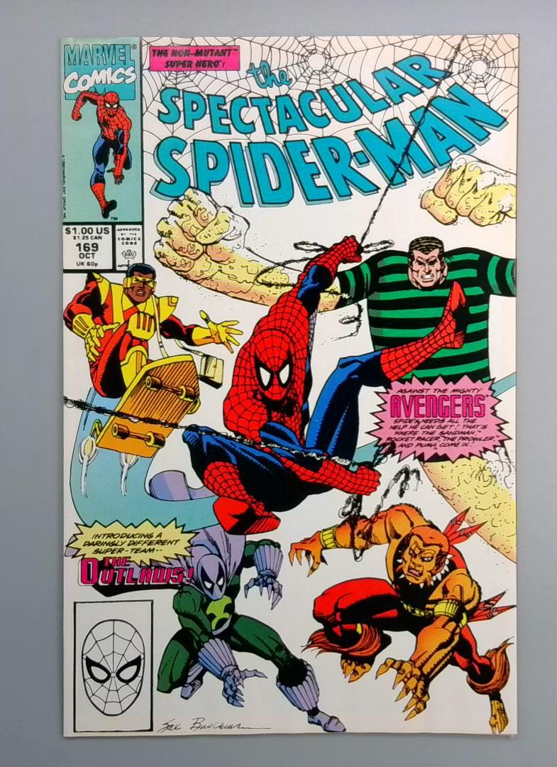 Spectacular Spider-Man #169 Direct Edition Marvel 1990