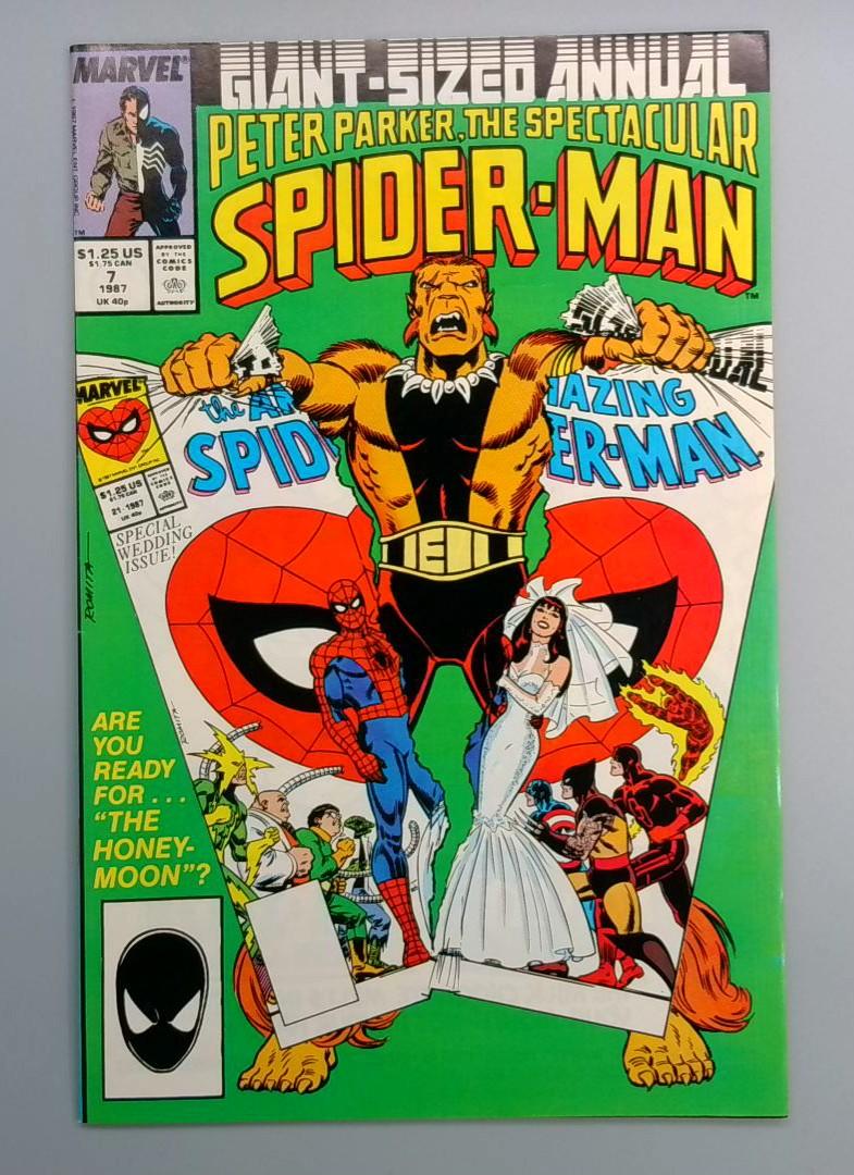 Spectacular Spider-Man Annual #7 NM Peter and M.j. Honeymoon  Marvel