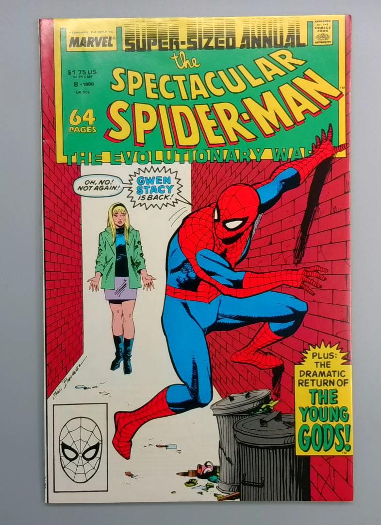Spectacular Spider-Man Annual #8 Evolutionary War Direct Edition Marvel 1988