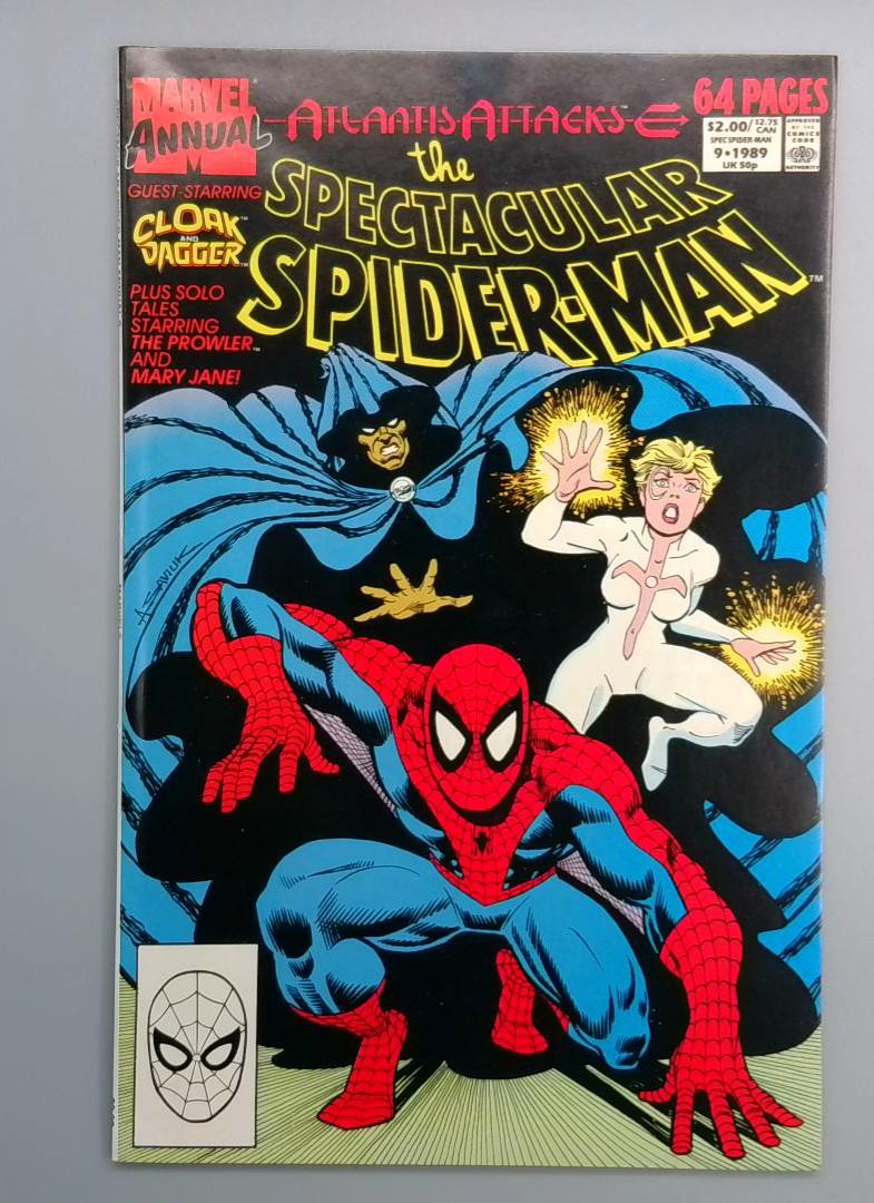 Spectacular Spider-Man Annual #9 Atlantis Attacks Direct Edition Marvel 1989