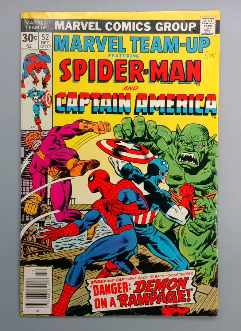 Marvel Team-Up #52 Captain America Team-Up Marvel 1976