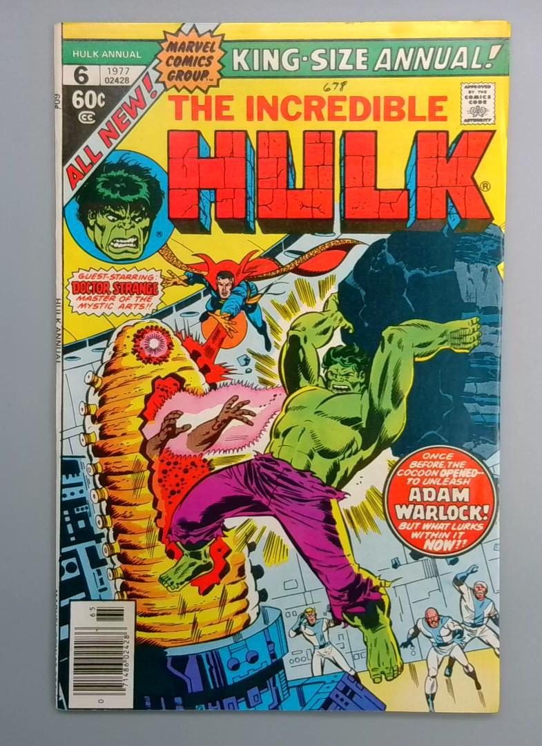 Incredible Hulk Annual #6 VF- 1st Appearance of Her Aka: Paragon Marvel 1977