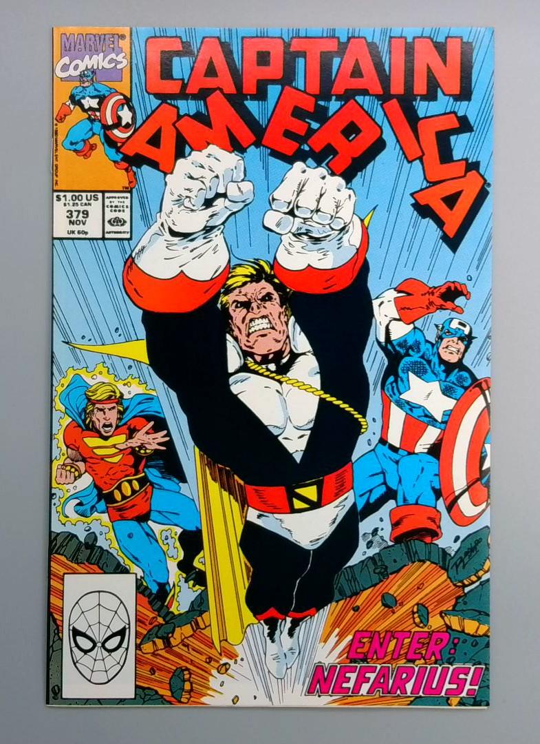 Captain America #379 NM 1st Count Nefarious Marvel 1990
