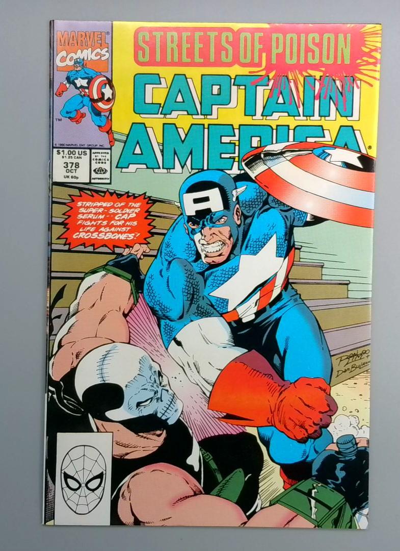 Captain America #378 NM Crossbones Marvel 1990