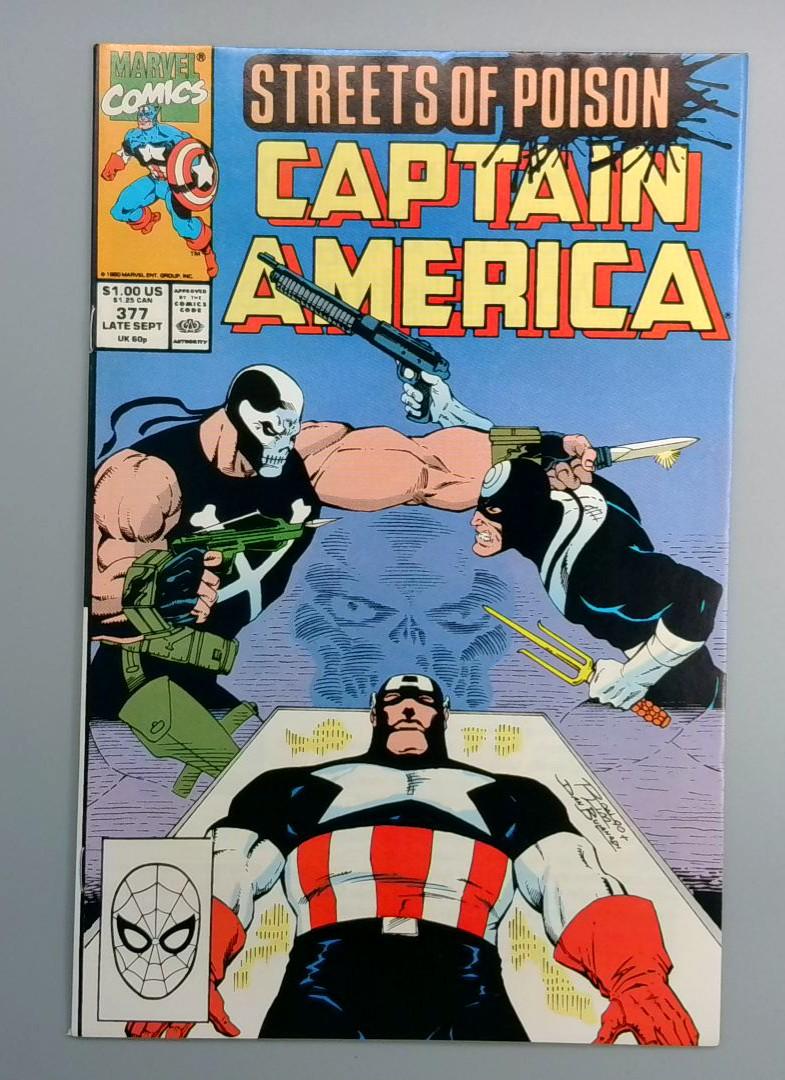 Captain America #377 Bullseye Marvel 1990