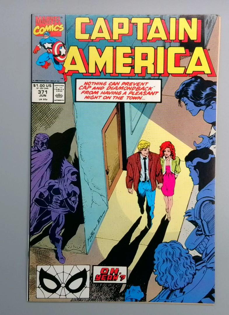 Captain America #371 Direct Edition Marvel 1990