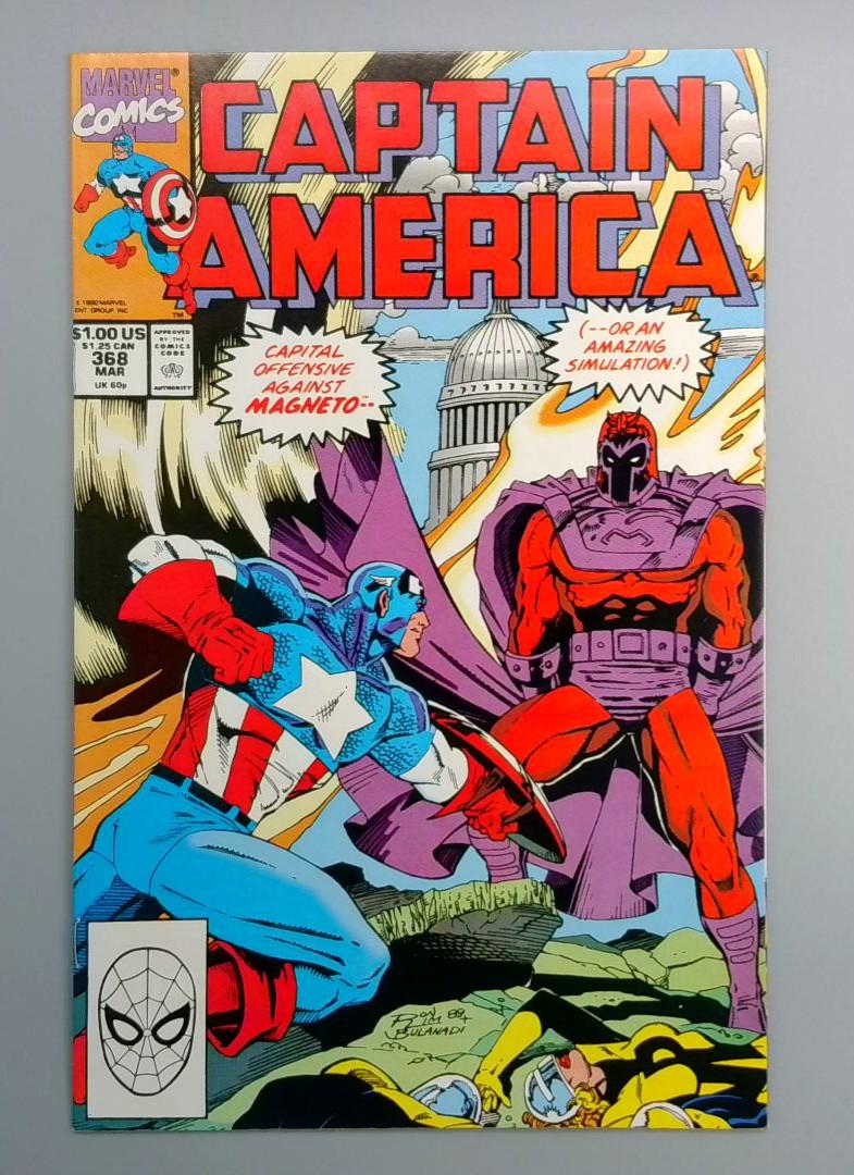 Captain America #368 NM Magneto Marvel 1990