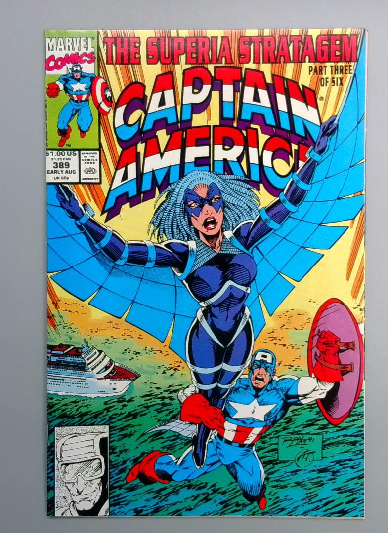 Captain America #389 NM 1st Ice Princess Marvel 1991