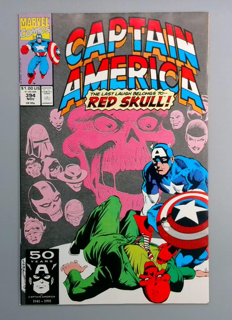 Captain America #392 Direct Edition Marvel 1991