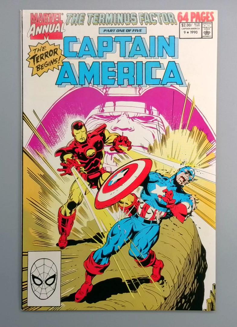 Captain America Annual #9 Direct Edition Marvel 1990