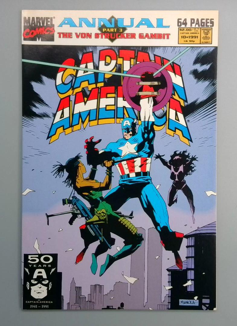 Captain America Annual #10 NM Origin Bushmaster Marvel 1991
