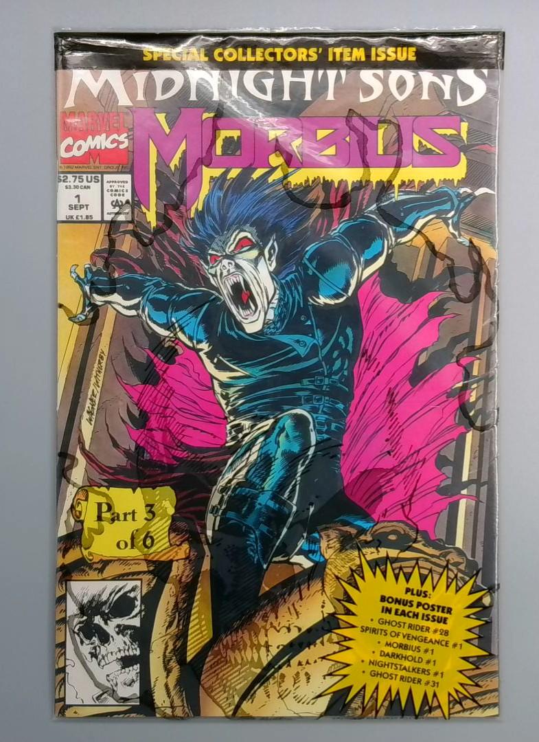 Morbius #1, NM Rise of the Midnight Sons, Marvel Comics, 1993