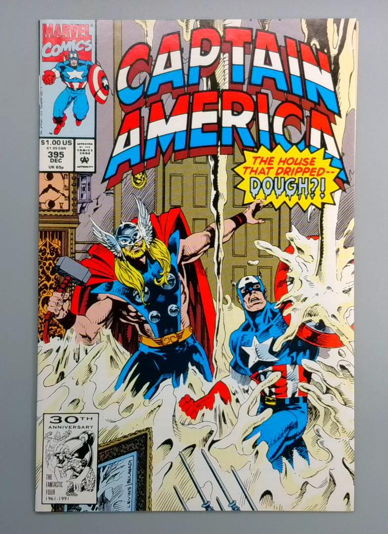 Captain America #395 NM- Thor Marvel 1991