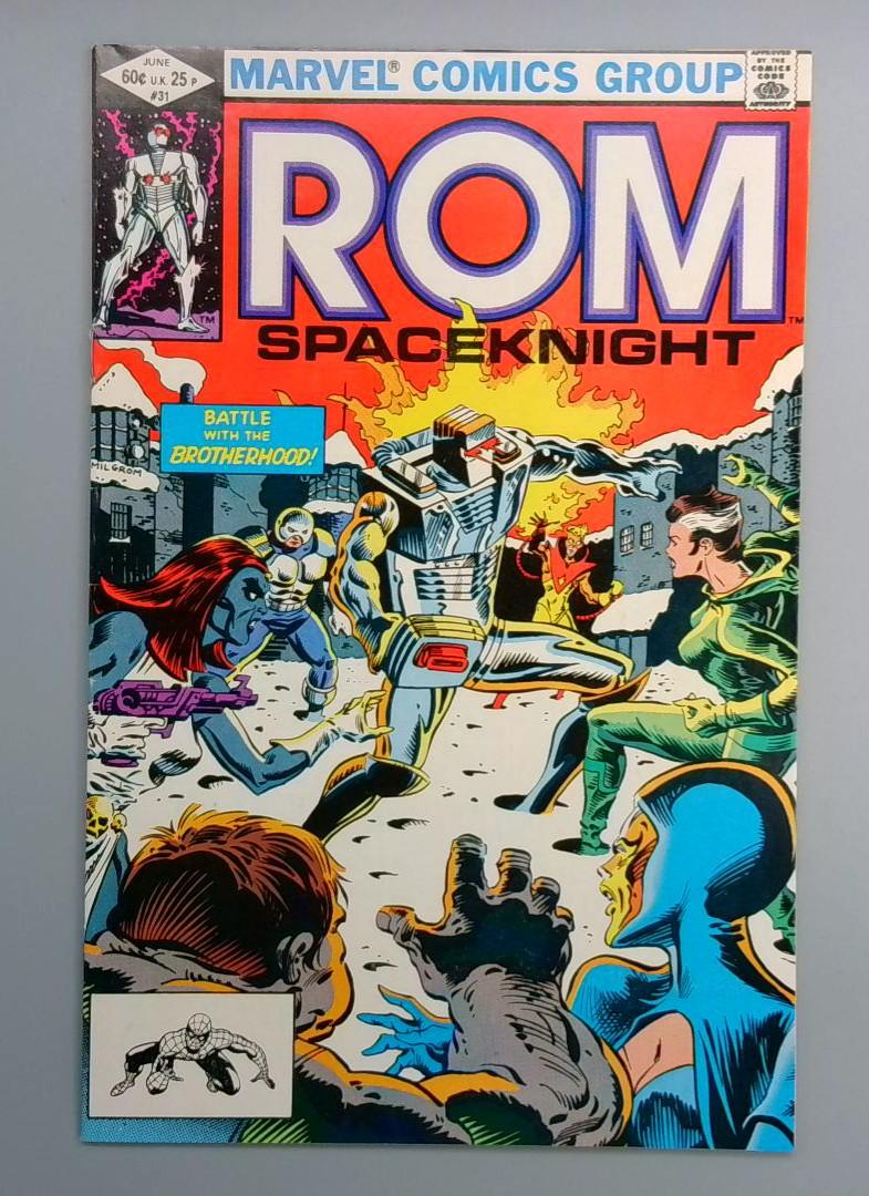 Rom #31 VF 2nd Appearance of Rogue 🗝 Marvel 1982