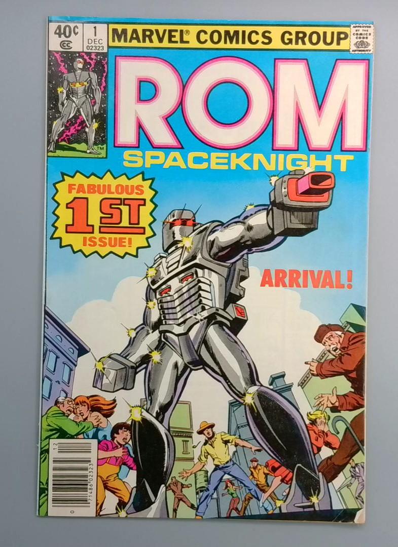 Rom #1b 1st Appearance and Origin of Rom Newsstand Edition Marvel 1980