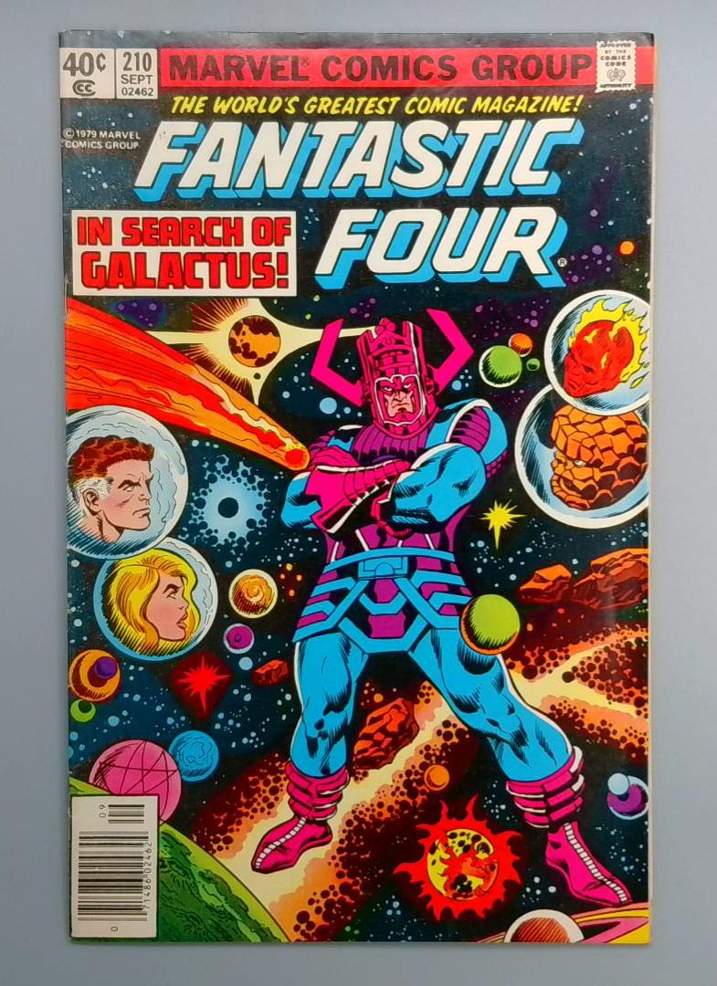 Fantastic Four #210 Galactus Newsstand Edition Marvel 1979