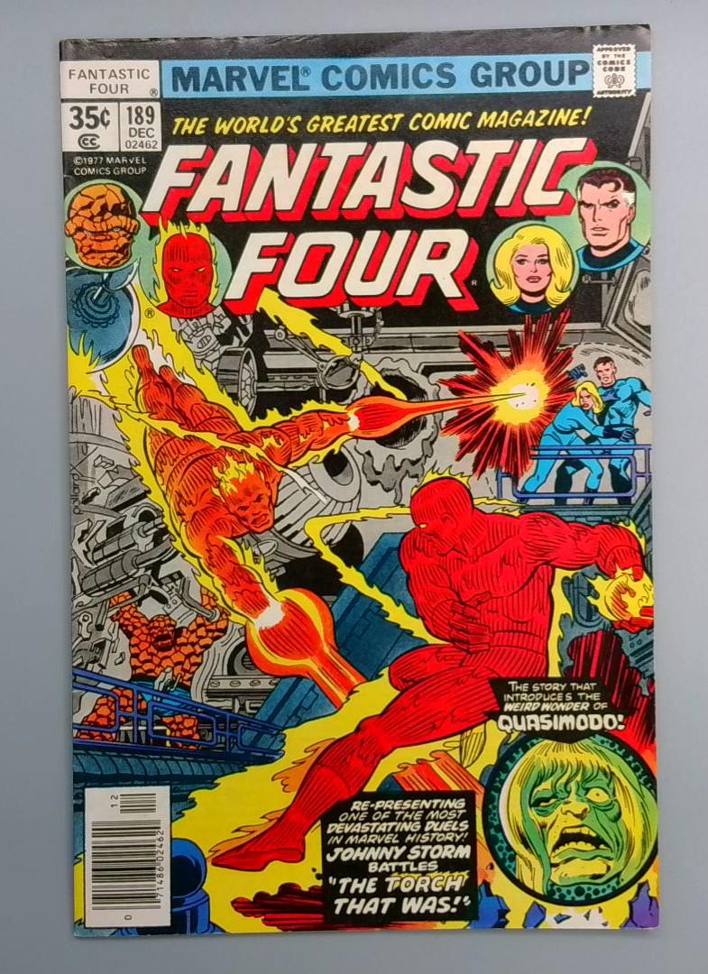 Fantastic Four #189 VF- Original Torch Marvel 1977