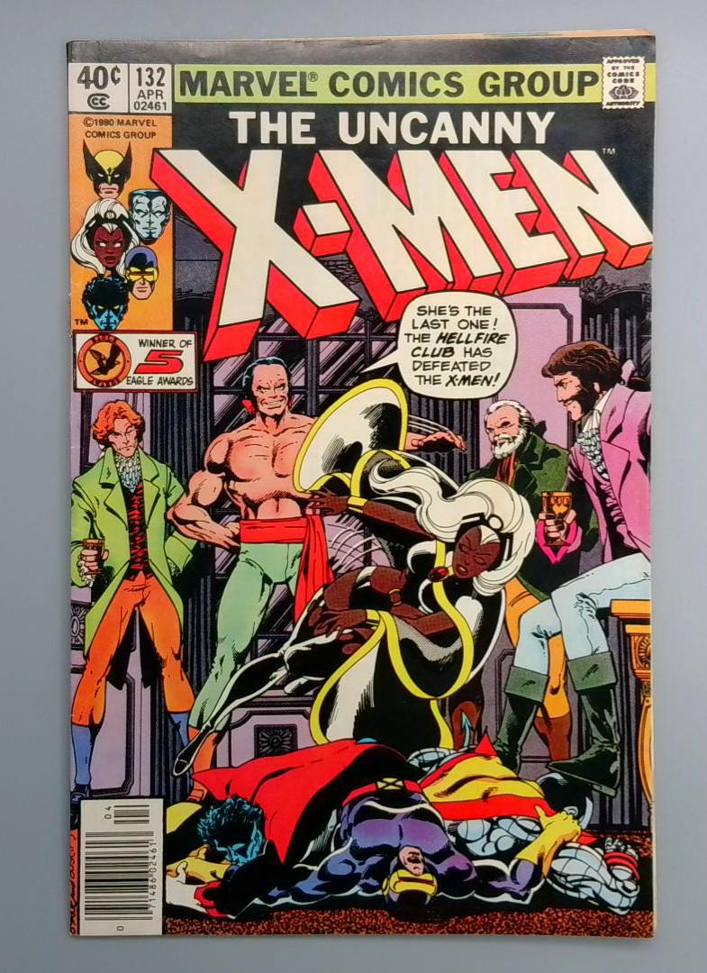 X-Men #132 FN 1st Hellfire Club Newsstand Marvel 1980