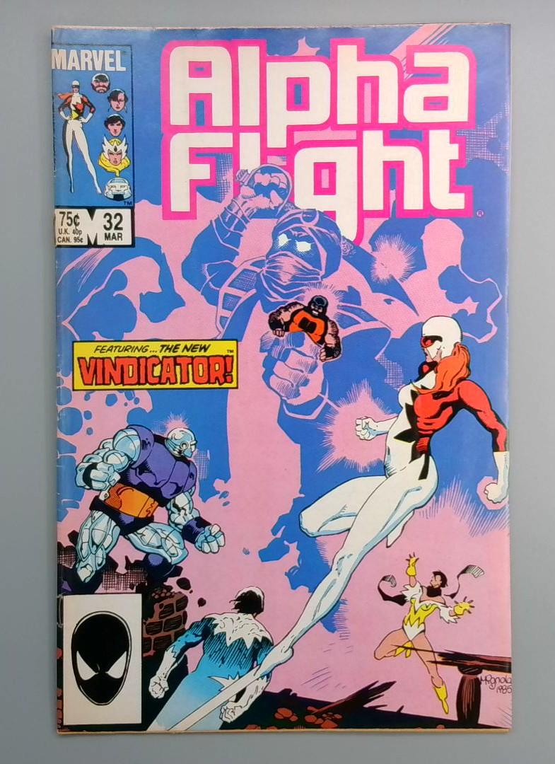 Alpha Flight #32 Direct Edition Marvel 1986