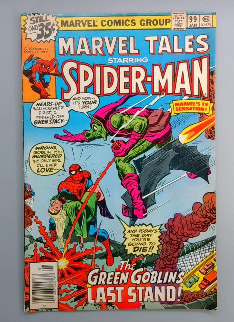 Marvel Tales #99 Reprints Amazing Spider-Man 122 Marvel 1979