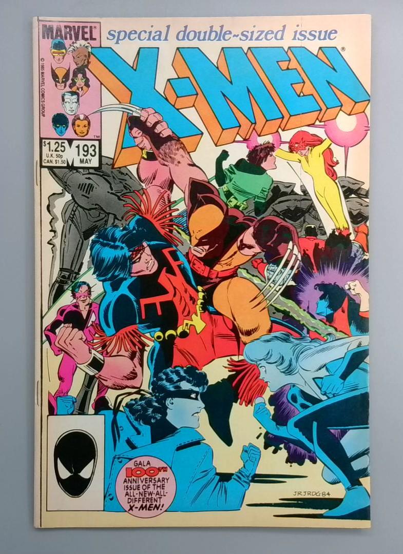 Uncanny X-Men #193 1st Firestorm, Warpath Marvel 1985