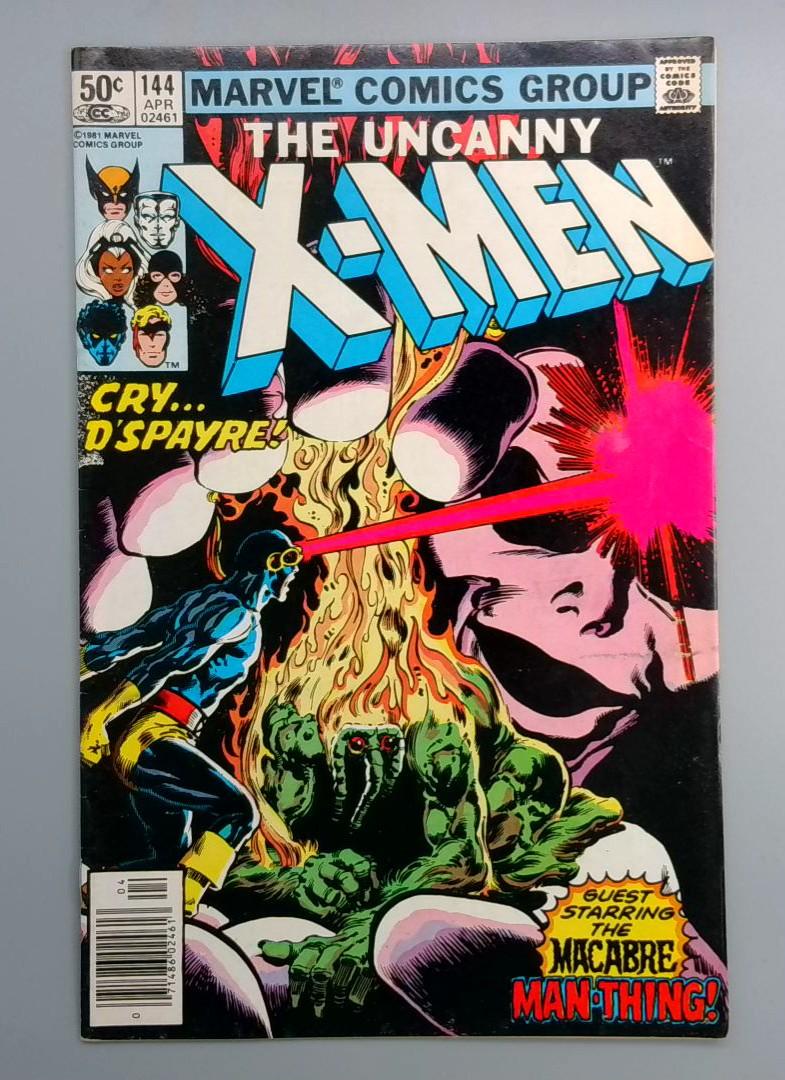 Uncanny X-Men #144b Man-Thing Appearance Newsstand Edition Marvel 1981