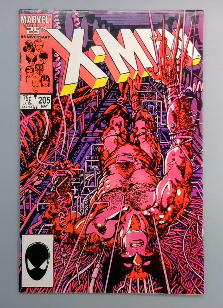 Uncanny X-Men #205 Lady Deathstrike Appearance Direct Edition Marvel 1986