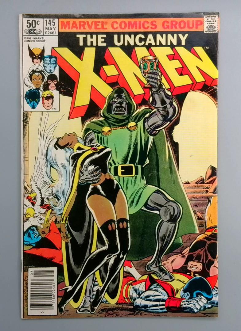 Uncanny X-Men #145 Dr. Doom Newsstand Edition Marvel 1981