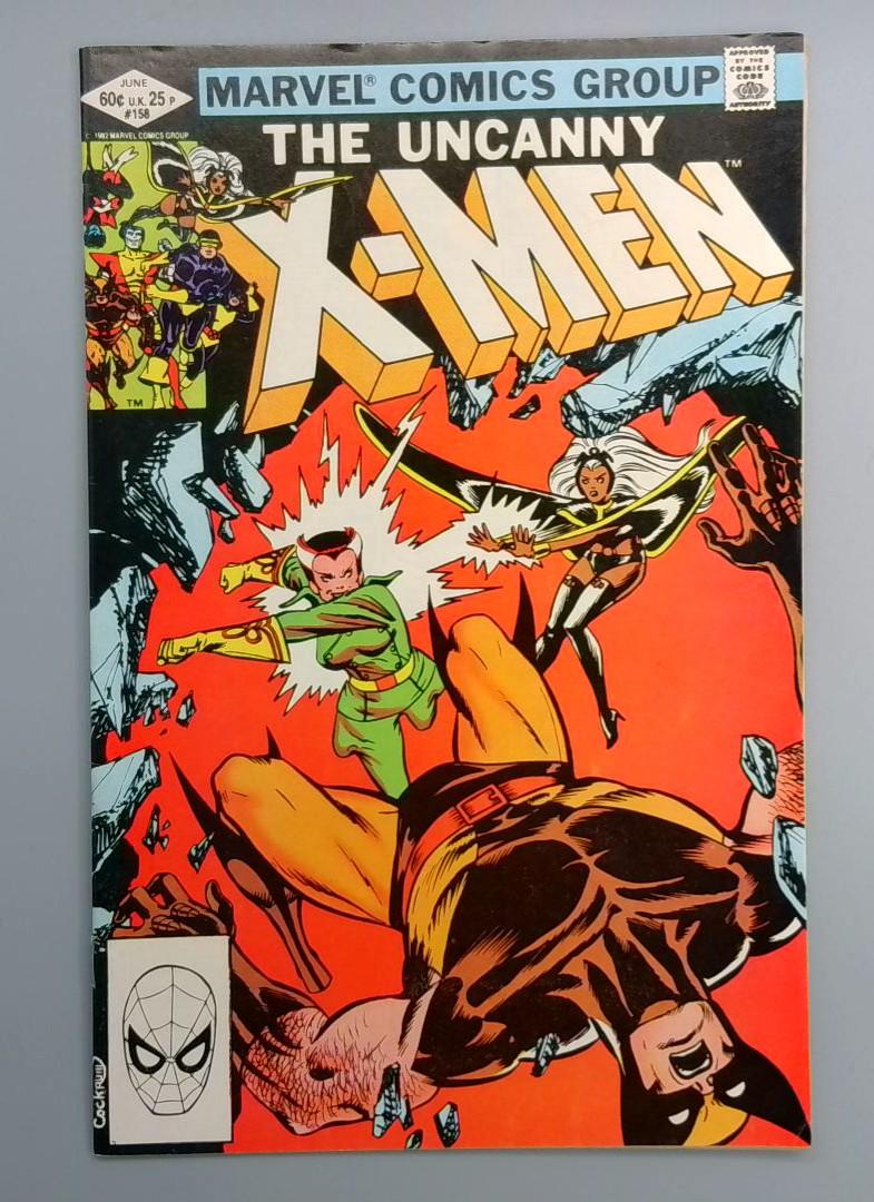 Uncanny X-Men #158 VF+ 1st Rogue in Series Marvel 1982