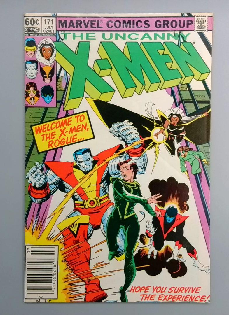 Uncanny X-Men #171 Rogue Joins the X-Men Newsstand Marvel 1983