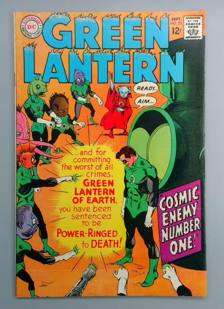 Green Lantern #55 FN- 1st Appearance of Charley Vicker DC 1967
