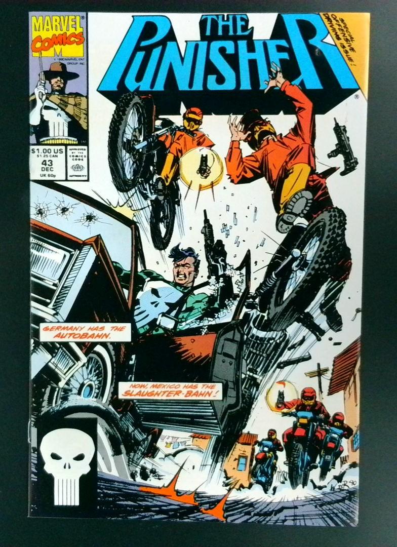Punisher #43 1st Appearance of Hector Balboa Direct Edition Marvel 1990