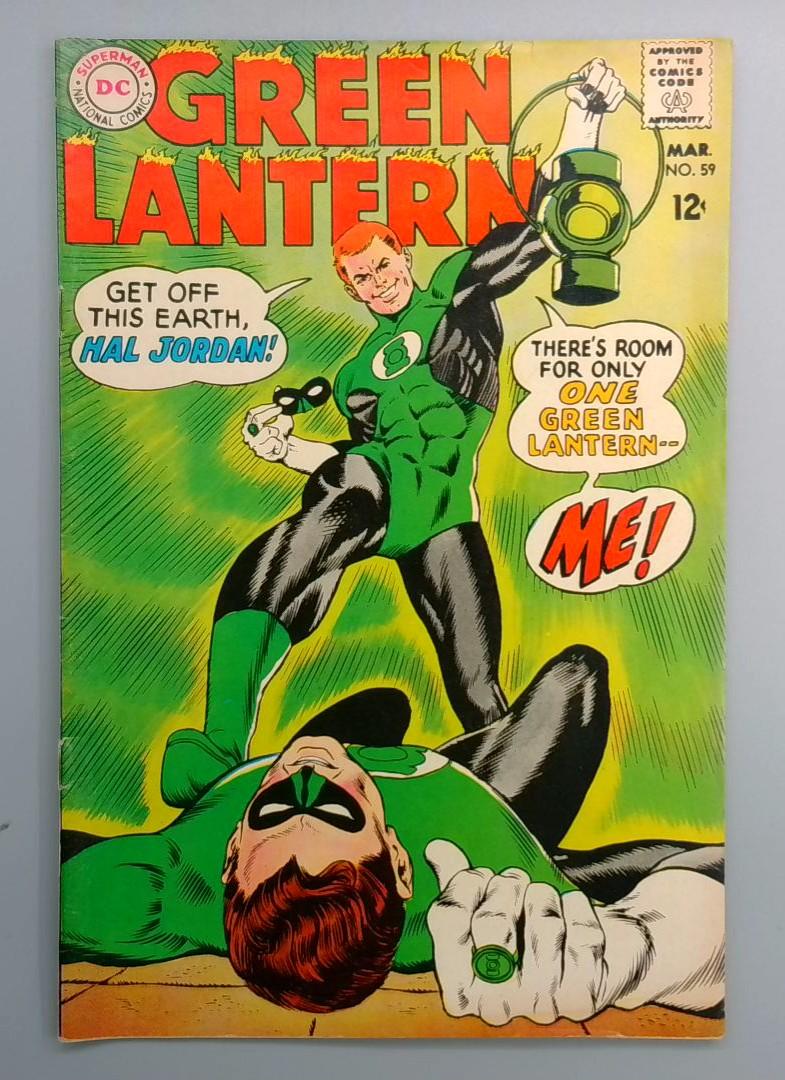 Green Lantern #59 VG/FN 1st Appearance of Guy Gardner DC 1968