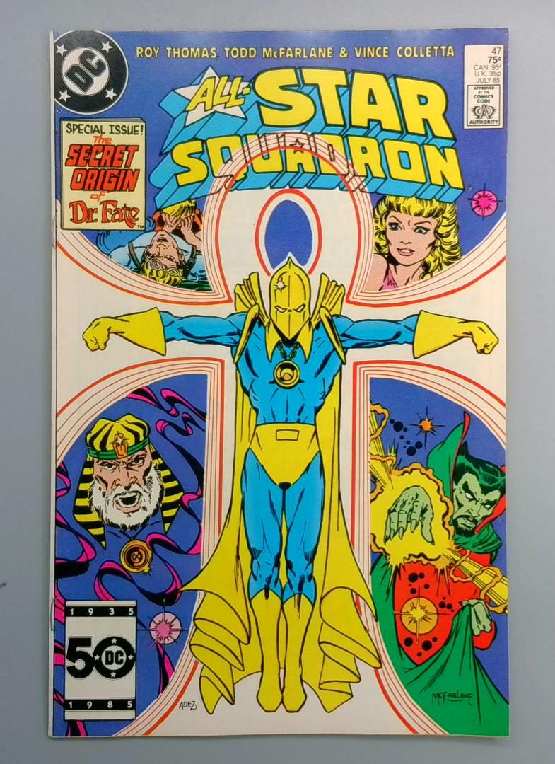 All-Star Squadron #47 VF+  Classic McFarlane Issue, Origin Dr. Fate DC 1985