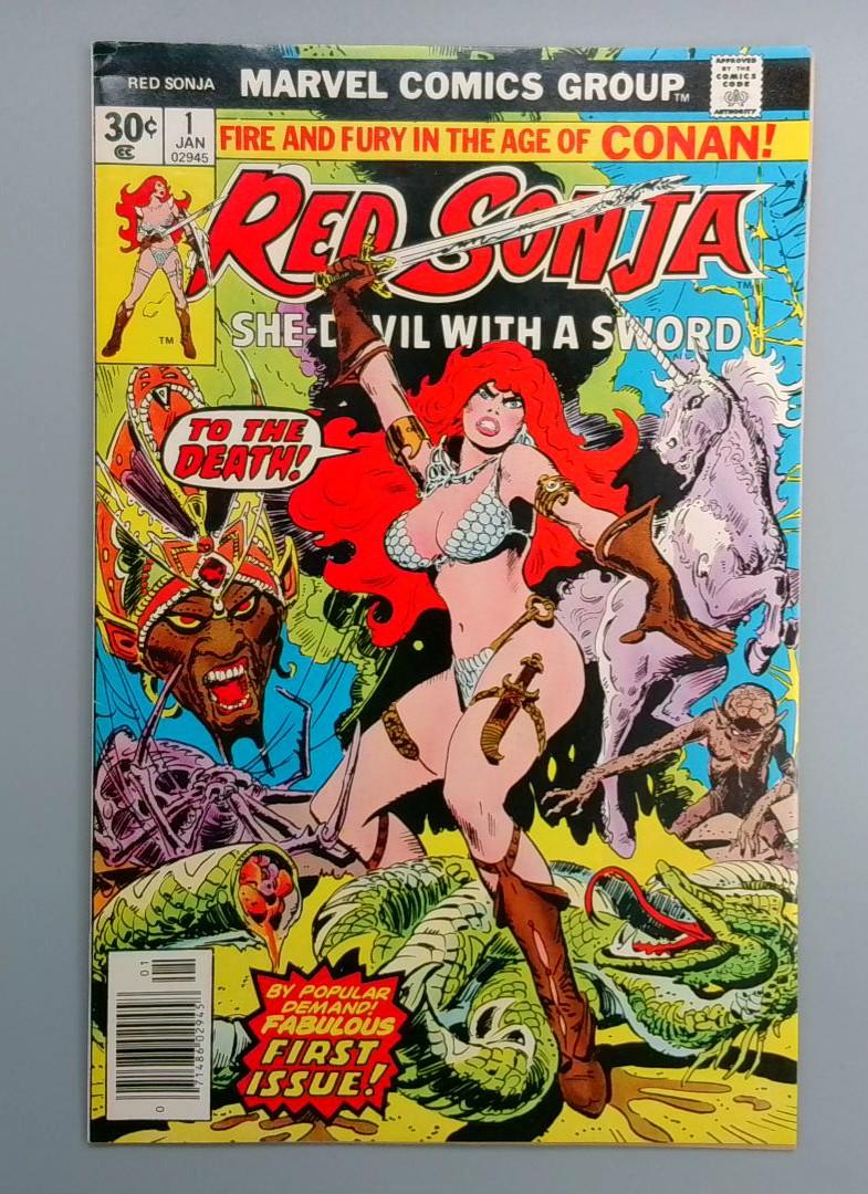 Red Sonja #1 VF- Marvel 1977