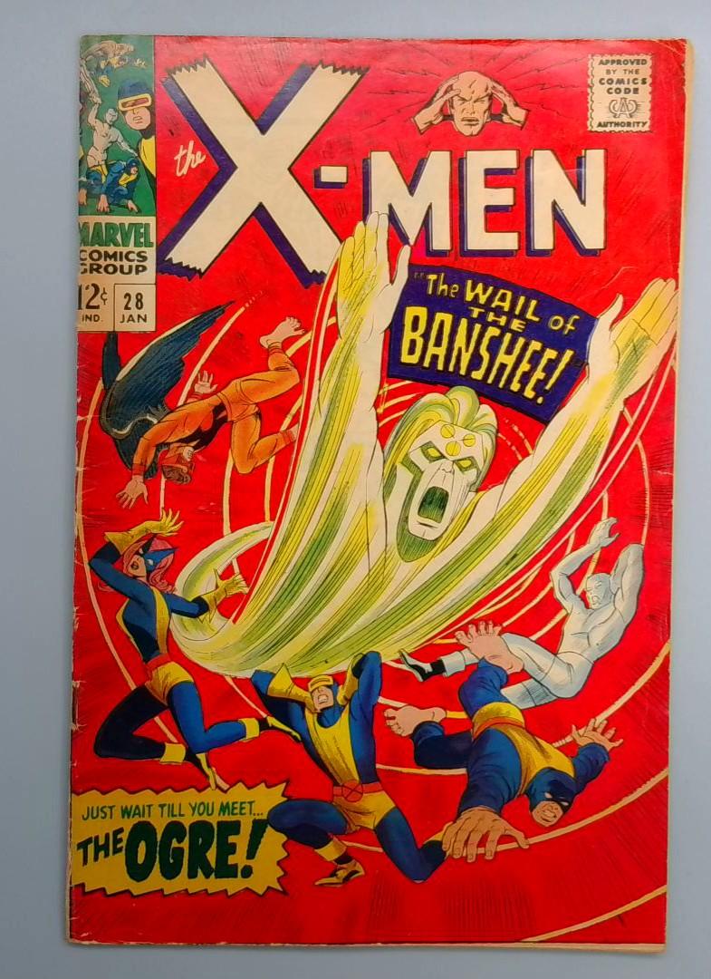 X-Men #28 VG+ 1st Appearance of Banshee Sean Cassidy Marvel 1967